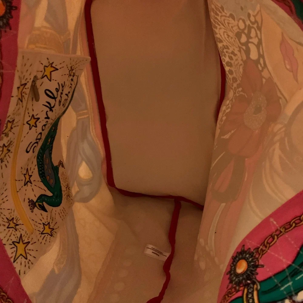 BRIGHTON bright and colorful “Sparkle and Shine” oversized Tote bag NWT - Picture 10 of 13